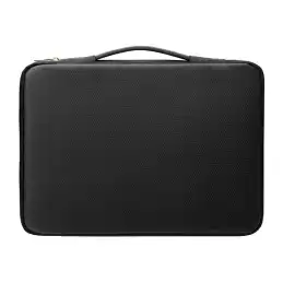 HP Carry Sleeve - Housse d'ordinateur portable - 15.6" - noir, or - pour Laptop 14, 14s, 15, 15s Pavilio... (3XD35AAABB)_3